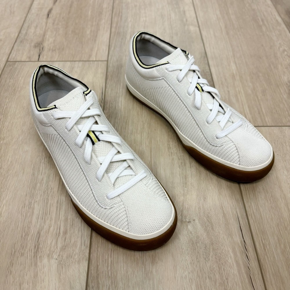 Rothy’s The Lace Up Low Top Sneakers in Vanilla Size 8 - Picture 2 of 14